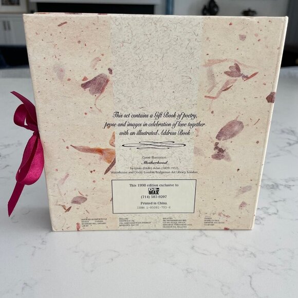A Gift for Mother 6.5" x 6.5" Book of Poetry & Prose + Address Book Cream Sz OS - Picture 3 of 12